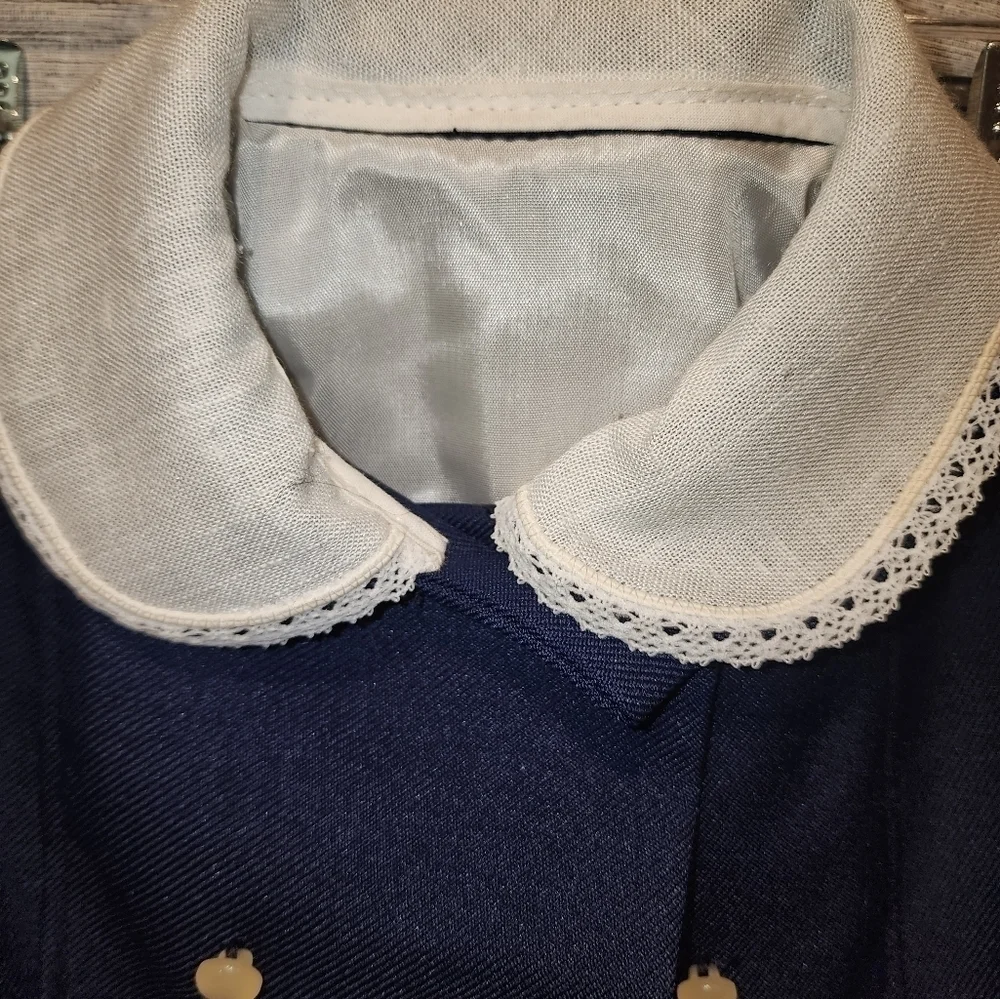 Vintage Cute Togs Pea Coat 2t Made USA